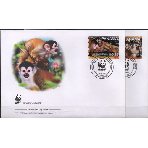 Panama Timbres Animaux : Les Singes 2007