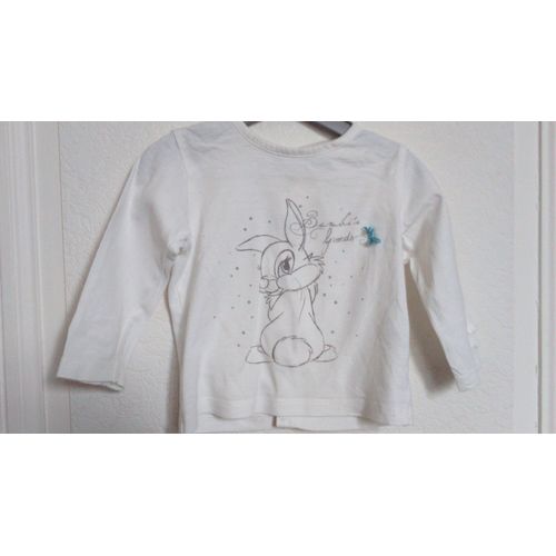 Haut Bébé Fille Disney Panpan Bunny Taille 6 Mois Idée Cadeau
