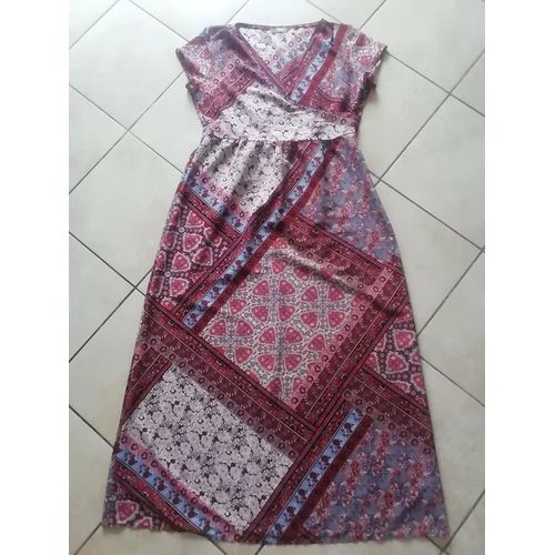 Longue Robe Été Camaieu Idéale L/Xl État Neuve.