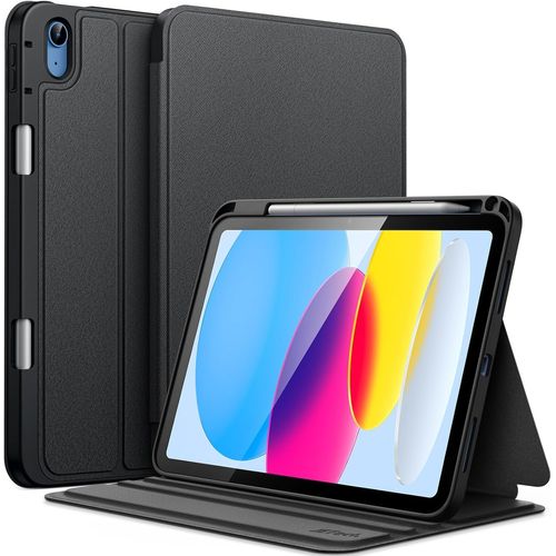 Coque Pour Ipad (A16) 11ème/10ème Génération (2025/2022) Avec Porte-Stylet, Support Folio Fin Étui Housse De Protection Pour Tablette, Visualisation Multi-Angles (Noir)[Pad5124332]
