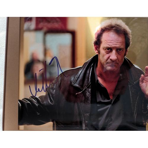 Autographe Original Sur Photo 25x20 Acteur Vincent Lindon Avec Coa