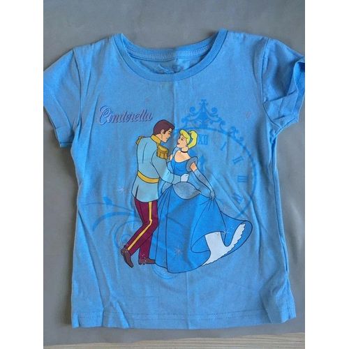 T.Shirt Fille Cendrillon Disney Disneyland Paris Taille 4 Ans Neuf Idée Cadeau