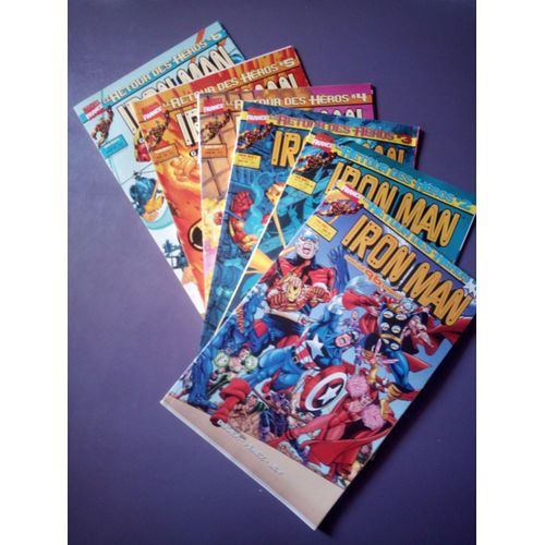 Marvel Série Le Retour Des Héros Iron Man N° 1 A 6, Tous Les Numéros En Tbe