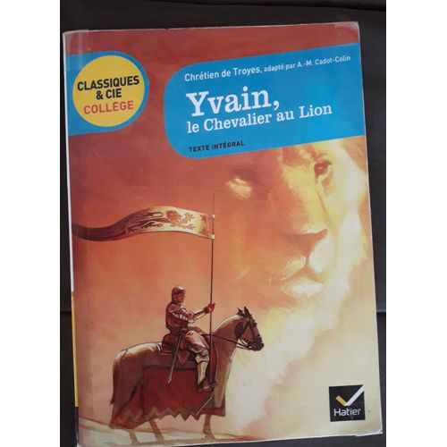 Livre "Yvain Le Chevalier Au Lion" De Chrétien De Troyes