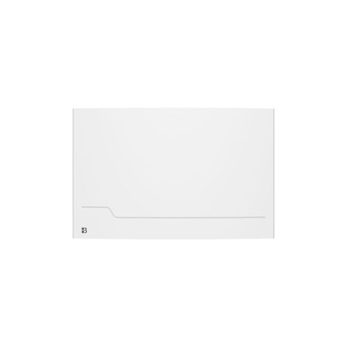 Radiateur électrique fixe à inertie sèche fonte 1500W Bestherm ZOE horizontal blanc