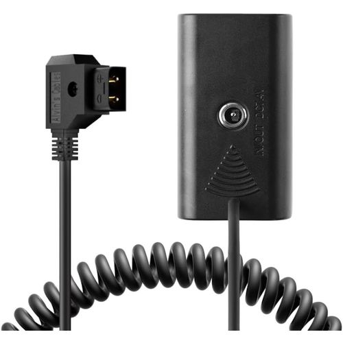 NP F550 Câble d'alimentation en spirale pour Sony NP F550 / F570 / F970 / Atomos Ninja V