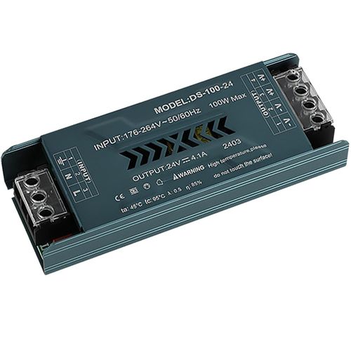 Transformateur LED Driver 110V220V AC à 24V DC Convertisseur 100W 4.1A Power Supply Ultra Mince Transfo Adaptateur Alimentation, d'alimentation Basse Tension Transfo LED de Tension Constante