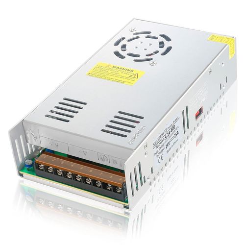 DC 24V 25A 600W Alimentation Transformateur 220V CA à 24V CC Convertisseur Alimentation 24V 25A 600W pour treuil Cric Voiture Moniteur LCD Caméra Sécurité CCTV Stéréo Voiture et Autres 24V Appareils
