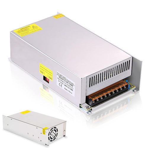 DC 24V 50A 1200W Alimentation Transformateur 220V CA à 24V CC Convertisseur Alimentation 24V 50A 1200W pour treuil Cric Voiture Moniteur LCD Caméra Sécurité CCTV Stéréo Voiture et Autres 24V