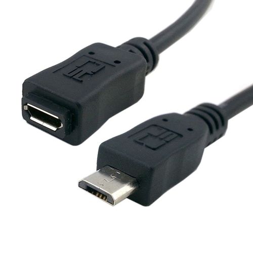 Câble Micro USB CY Câble Micro USB vers Micro USB 2.0 Câble 1.64ft Micro USB 2.0 Type 5Pin Mâle vers Femelle Câble pour Tablette et Téléphone et Extension MHL et OTG