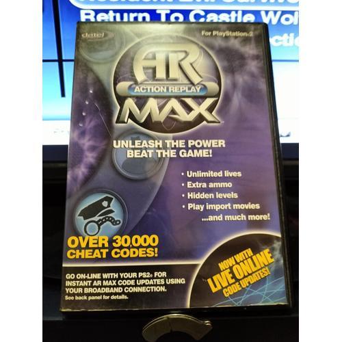 Action Replay Max Pour Sony Playstation Ps2 Logiciel Code & Triche