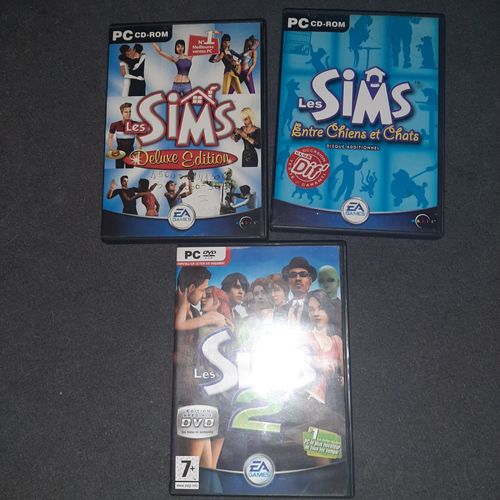 Lot De 5 Jeux Vidéo Pc