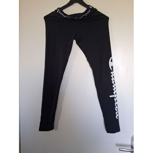 Legging Caleçon Noir Et Blanc &#34t-Xs&#34 Champion Femme