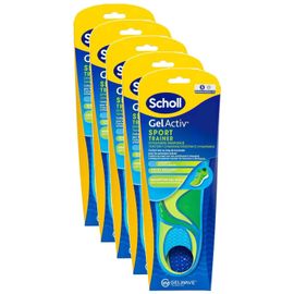 Scholl Lot De 5 Semelles Gelactiv Sports Sport S Taille 35,5 - 40,5 