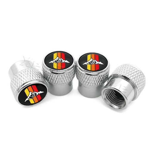 Capuchons De Tige De Assujetde Roue De Voiture,Emblème Leicem,Accessoires Pour Toyota Trd Keepoma,Tundra,4runner- Silver (Type A)