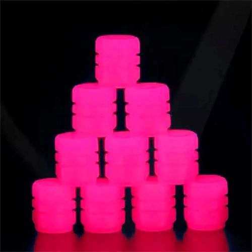 Bouchons De Assujetshoous Structurels Ents Pour Voiture,Moto,Vélo,Moyeu De Roue,Capuchon De Tige,Accessoires De Style- Pink 20pcs-B