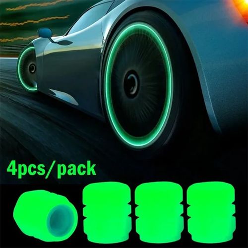 Bouchons De Valve Shoous Pour Voiture,Couvercle De Moyeu De Moto,Décor Pour Cristaux En C3 C5 C4 Berlingo Grand Picasso - 4pcs Green