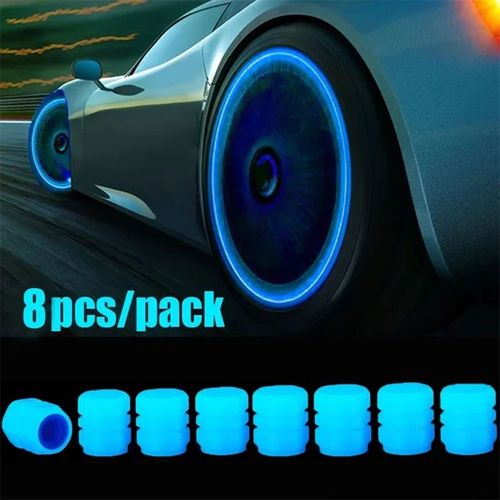 Bouchons De Assujetshoous Pour Voiture,Couvercle De Moyeu De Moto,Décoration Pour Placements,Modèle 3 Y 2022 S X - 8pcs Blue-E
