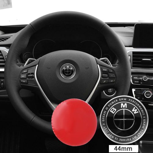 Autocollants De Décoration D'insigne De Volant De Style De Voiture,44mm,46mm,Bmw M E36 E39 E46 E60 E90 X2 Bronchbery - D 44mm-D137