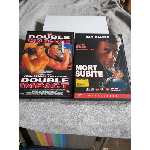 2 Dvd De Jean Claude Van Damme Double Impact Et Mort Subite En Francais Et Anglais