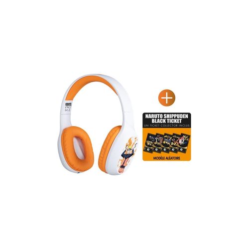 Casque Bluetooth Naruto + Black Tickets