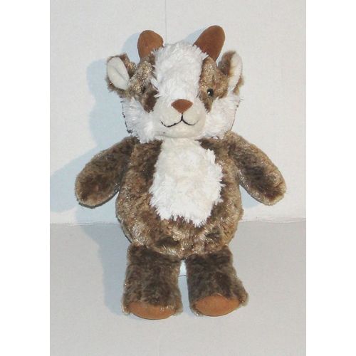doudou chevre montagnarde imagin peluche 28 cm