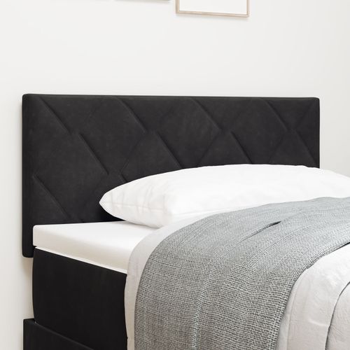 Tête De Lit Vidaxl Design Blocs Diamant Noir 100 Cm Velours