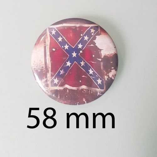 Badge Confédéré De 58 Mm