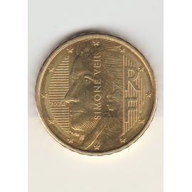 Pièce De 10 Euro Cent Simone Veil France 2024