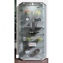 Vcm Bois Verre Vitrine De Collection Vitrine De Verre Vitrine Stand Vitrine Cenila Xl