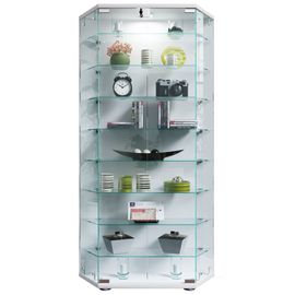 Vcm Bois Verre Vitrine De Collection Vitrine De Verre Vitrine Stand Vitrine Cenila Xl