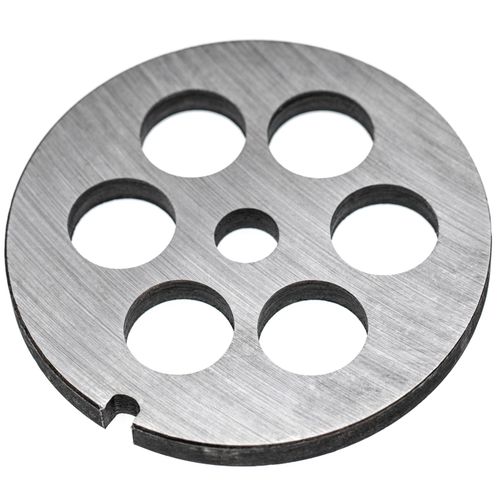 vhbw Grille taille 32 compatible avec KBS hachoir à viande - Diamètre des trous 22mm, trou central 13,4mm, acier