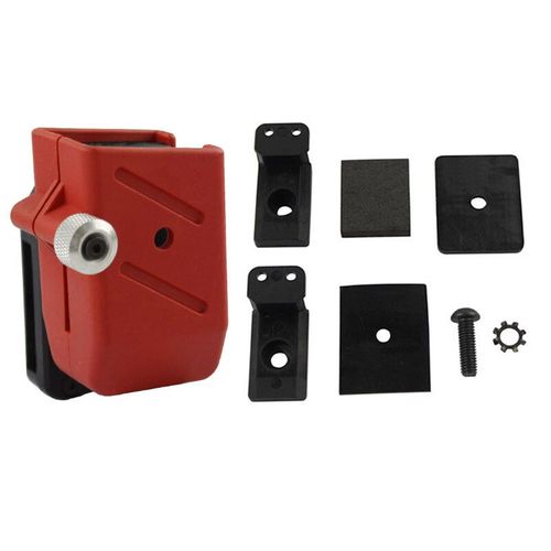 Vcorde Bagipsc-Ceinture D'entraînement À La Taille En Nylon,Accessoires De Chasse En Plein Air- Mag Pouch Red-L 130cm