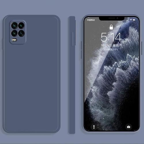 Xiaomi Mi 10 Youth Silicone Case - Couverture Complète,Résistant Aux Gouttes,Gris Gris