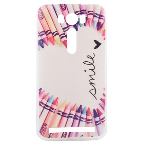 Coque De Téléphone Portable Ultra-Mince En Tpu - Motif Mer Pour Asus Zenfone 2 Laser 5.0"" Rose Style 9