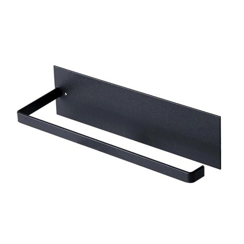Porte-Serviette En Papier Sous L'armoire De Cuisine Porte-Papier D'essuie-Tout Auto-Adhésif Bâton Sur Le Mur Noir