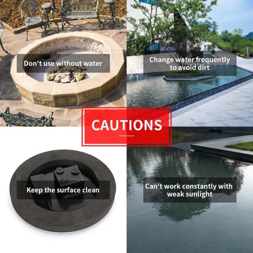 Pompe À Eau De Fontaine Solaire Amovible Pour Étang Piscine Jardin Décoration Extérieure Nouveau