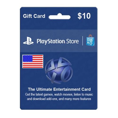 Carte-Cadeau Psn 10 $ Sony Playstation Network 10 Usd Clé Cd Carte-Cadeau Pour Enfants Garçons Filles Adulte Carte-Cadeau Psn 10 $