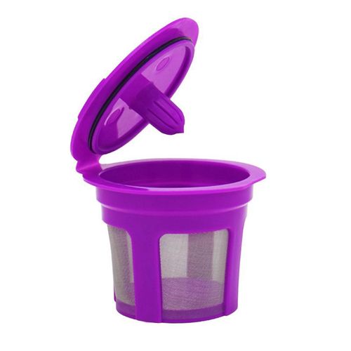Filtres À Café K Cups Rechargeables Tasse À Poudre De Grain De Café Professionnel Outil De Poudre De Café Violet