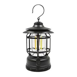 Lampes De Camping Portables Lumières De Tente De Camping Multifonctionnelles En Plein Air Rechargeable Rétro Portable Horse Lights Noir,Rechargeable