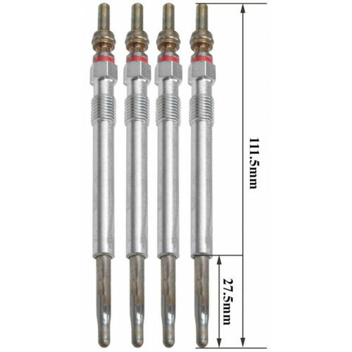 Lot De Quatre Bougies De Préchauffage Premium - Citroen C5 Break 1.6 Hdi 109 À Part. 02/2008