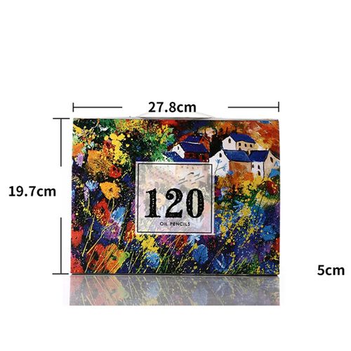 Crayons De Couleurs Set Multicolore Artiste Professionnel Crayon De Peinture Pour Dessin Huileux 120 Couleurs