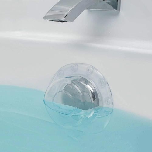 Couvercle de vidange de trop-plein de baignoire Joint à ventouse sans BPA et phtalate pour drains de trop-plein de baignoire Transparent Nouveau
