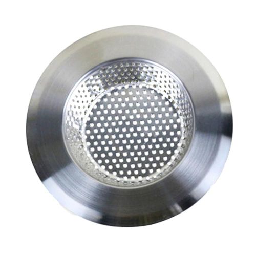 évier de cuisine filtre piscine anti-obstruction filet salle de bain drain de sol anti-obstruction en acier inoxydable argenté,11.3CM