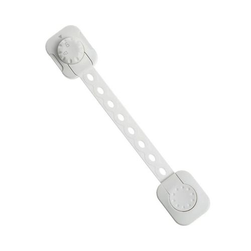 Serrures De Sécurité Pour Enfants Armoire À L'épreuve Des Bébés Tiroir Four Siège De Toilette Porte De Réfrigérateur Adhésif Pas De Perceuse Sangle Blanc