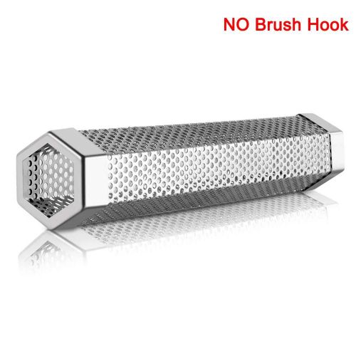 12 pouces en acier inoxydable fumeur tube grill fumeur barbecue granulés de bois pour fumer des steaks de breef PAS de crochet de brosse