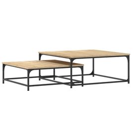 Tables Basses Gigognes 2 Pcs Chene Sonoma Bois D'ingenierie