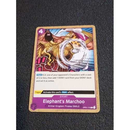 One Piece Card Game Op01-115 Elephant's Marchoo Commune
