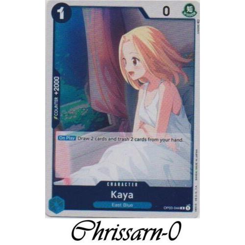 One Piece Card Game Op03-044 Kaya Rare Foil