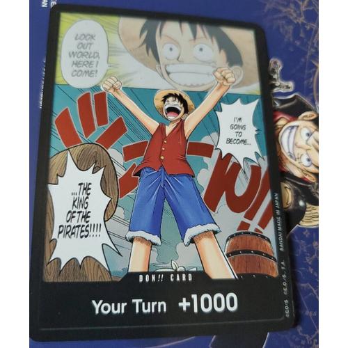 One Piece Card Game Your Turn +1000 Rare Foil